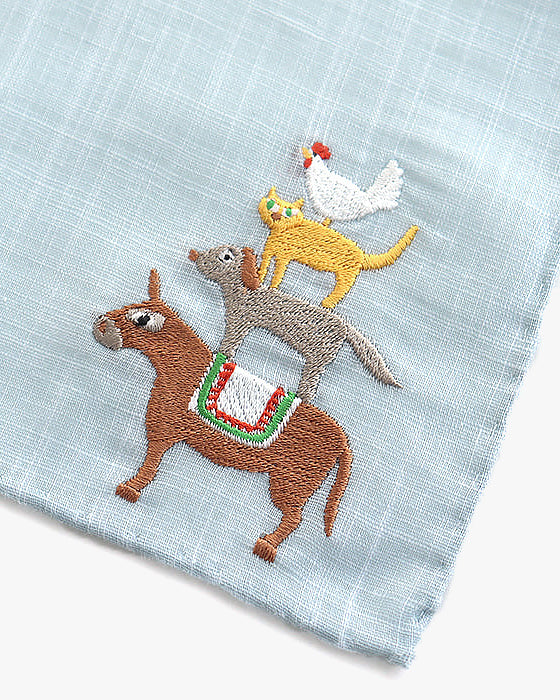 Japanese Handkerchief,  Hikkomi Classic, The Bremen Town Musicians