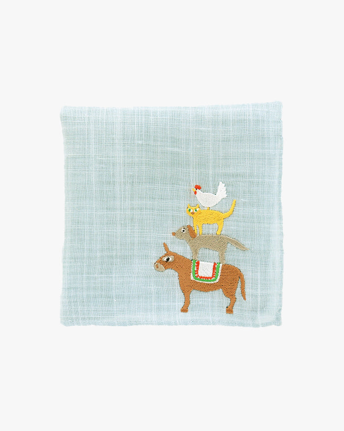 Japanese Handkerchief, Classic, Animals