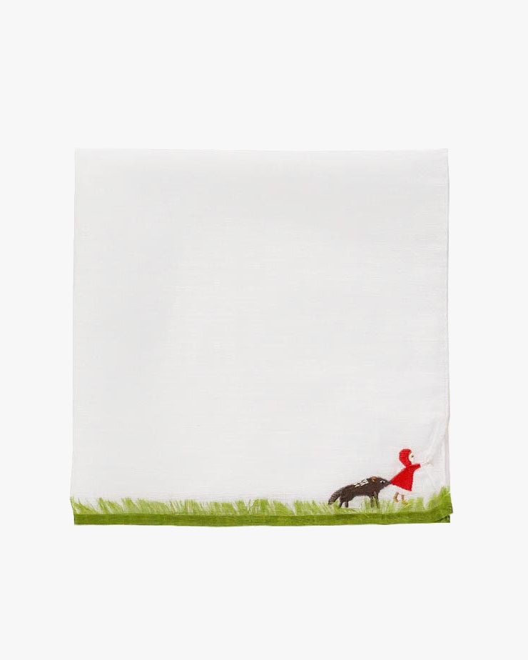 Japanese Handkerchief, Hikkomi, Little Red Riding Hood