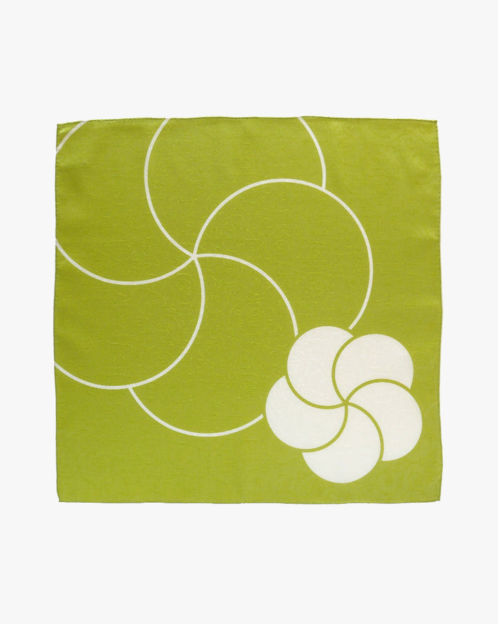 Japanese Handkerchief, Classic, Plum and Phoenix Green