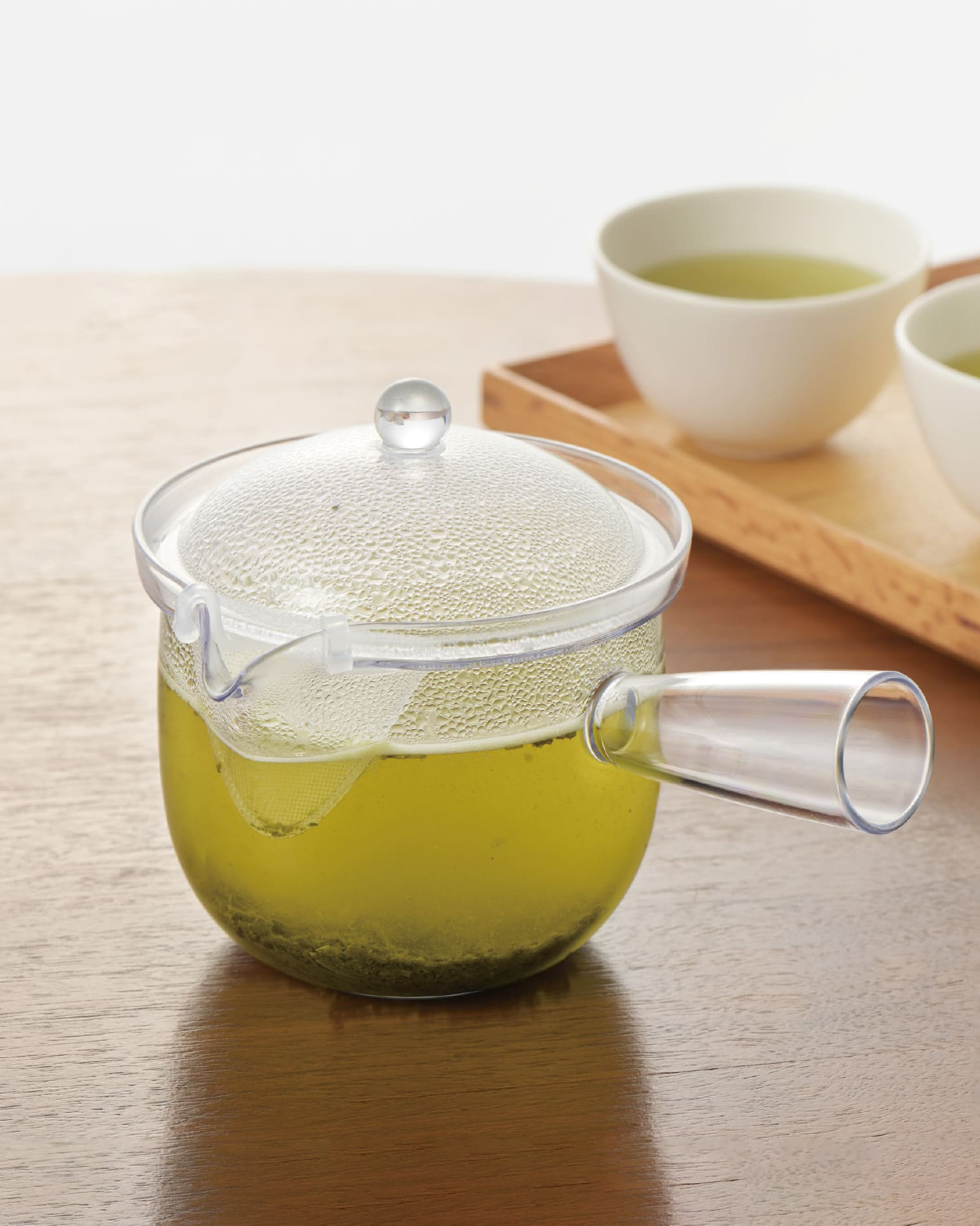 Teapot, Hirosho, Clear Teapot with Clip Mesh, L Kyushu Style