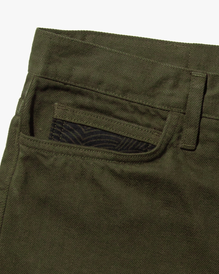 Kiriko Original Denim Jeans, US Made Custom Dyed Premium Selvedge, Aimiru-cha, Nami