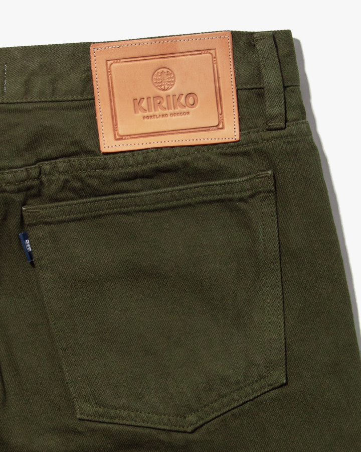 Kiriko Original Denim Jeans, US Made Custom Dyed Premium Selvedge, Aimiru-cha, Nami