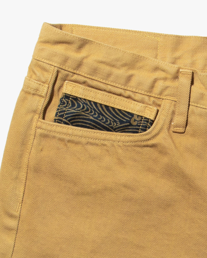 Kiriko Original Denim Jeans, US Made Custom Dyed Premium Selvedge, Ochiba-Iro, Nami