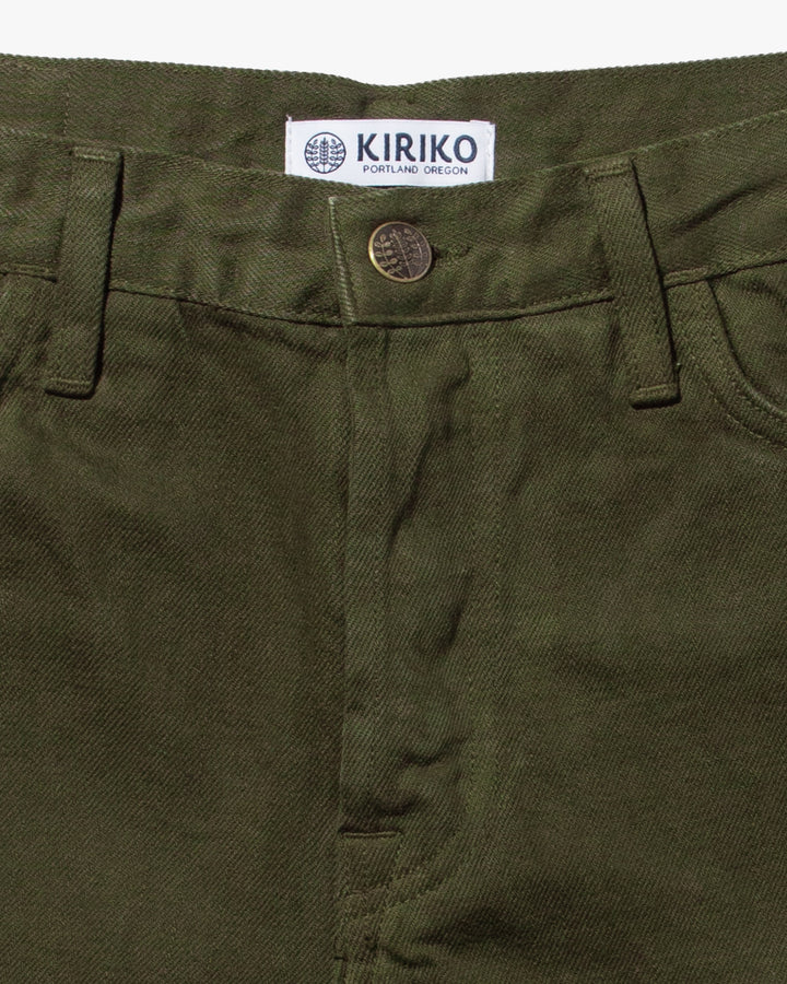 Kiriko Original Denim Jeans, US Made Custom Dyed Premium Selvedge, Aimiru-cha, Nami