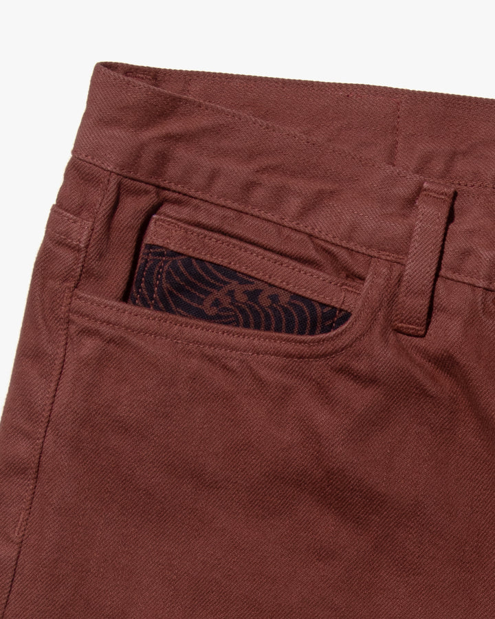 Kiriko Original Denim Jeans, US Made Custom Dyed Premium Selvedge, Kuwazome-Iro, Nami
