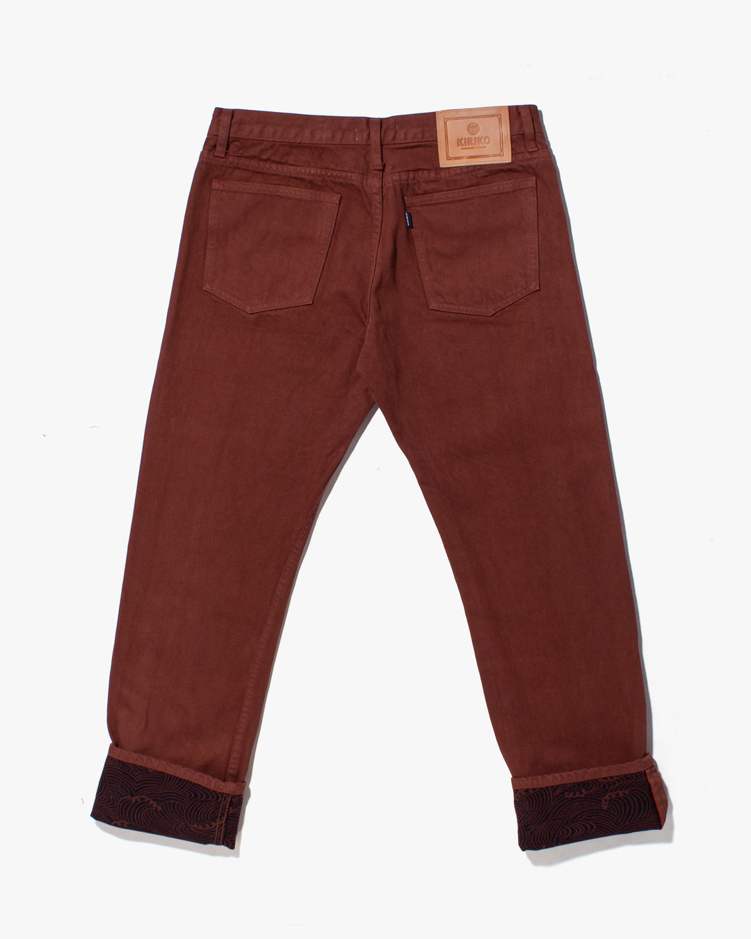 Kiriko Original Denim Jeans, US Made Custom Dyed Premium Selvedge, Kuwazome-Iro, Nami