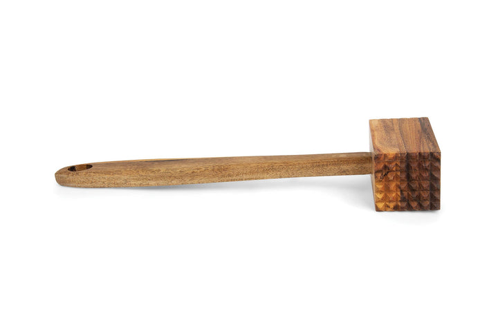 Ironwood Acacia Wood Meat Tenderizer, 11.75" x 3" x 1.75"