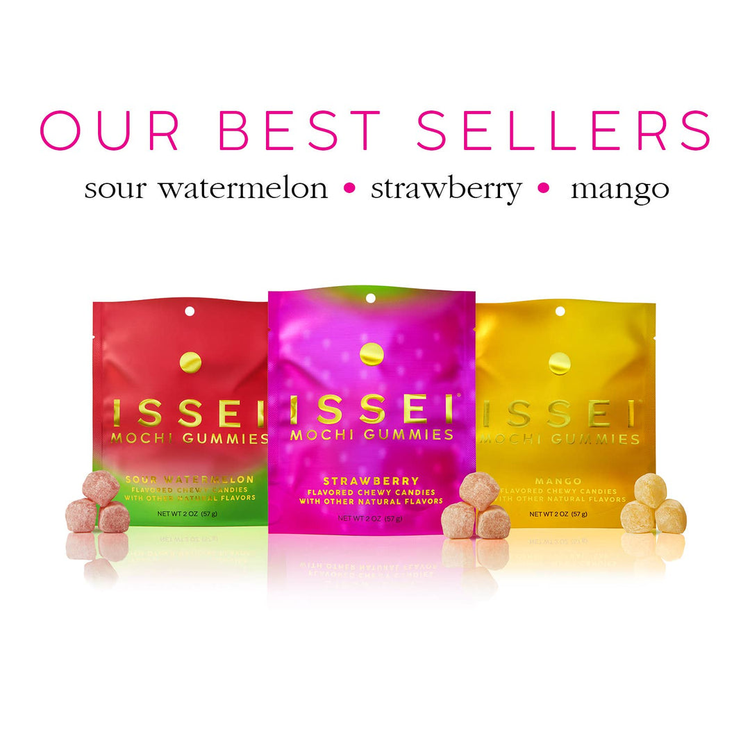 ISSEI Mochi Gummies, Sour Watermelon SMALL (2 oz)