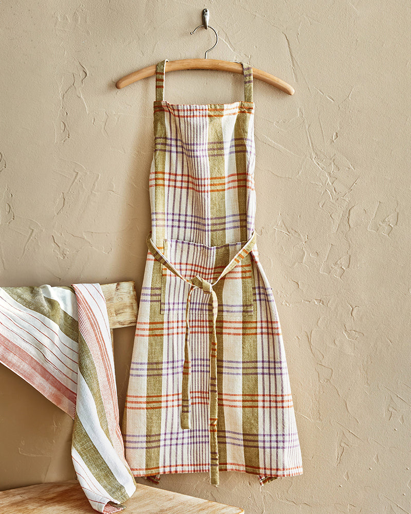 Tag, Fall/Harvest Autumnal Plaid Apron