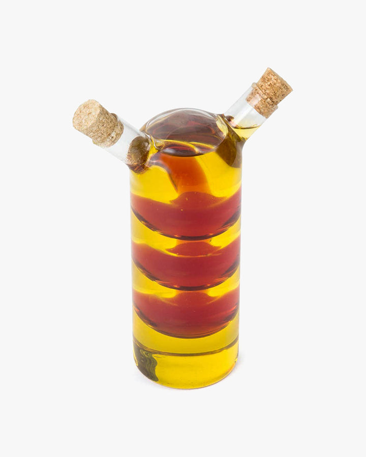 Fox Run Brands, Oil and Vinegar Glass Bottle, Bubbles, 8.5 oz