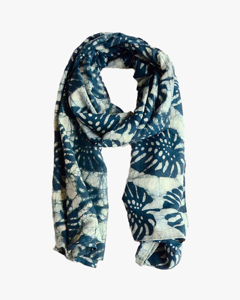 Ichcha, Large Block Print Scarf, Patta