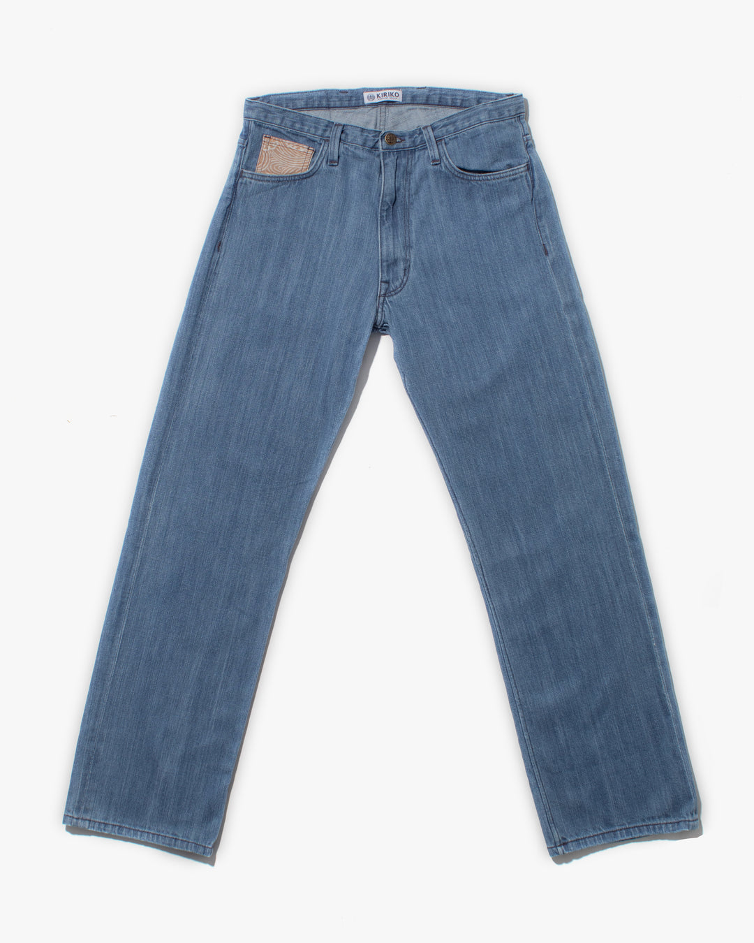 Kiriko Original Easy Fit Denim, US Made 11 oz. Lightweight Broken Twill - Bleach Wash