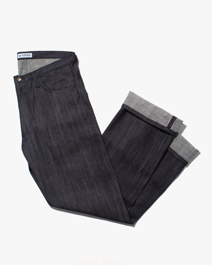 Kiriko Original Easy Fit Denim, US Made 11 oz. Lightweight Broken Twill - Raw