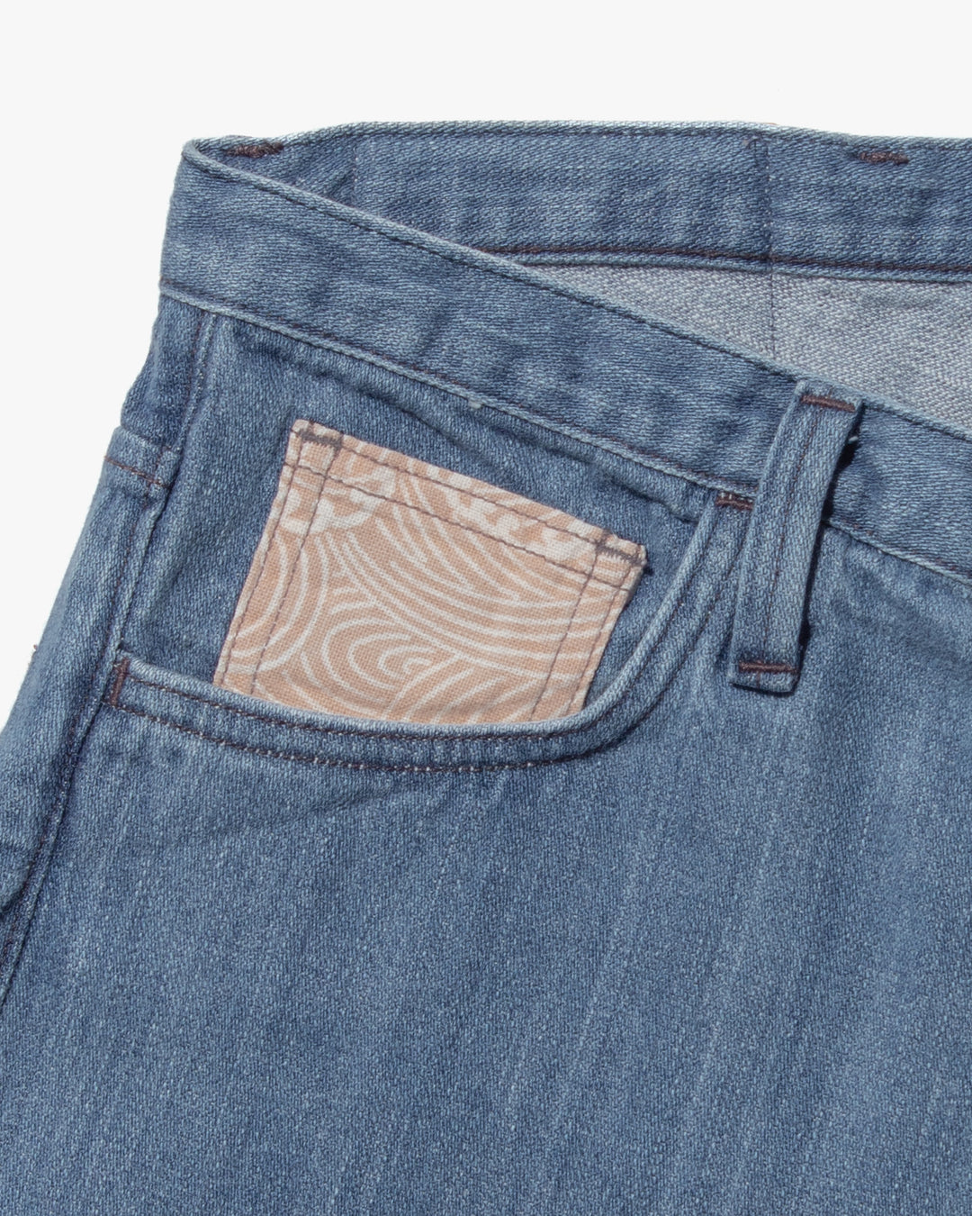 Kiriko Original Easy Fit Denim, US Made 11 oz. Lightweight Broken Twill - Bleach Wash