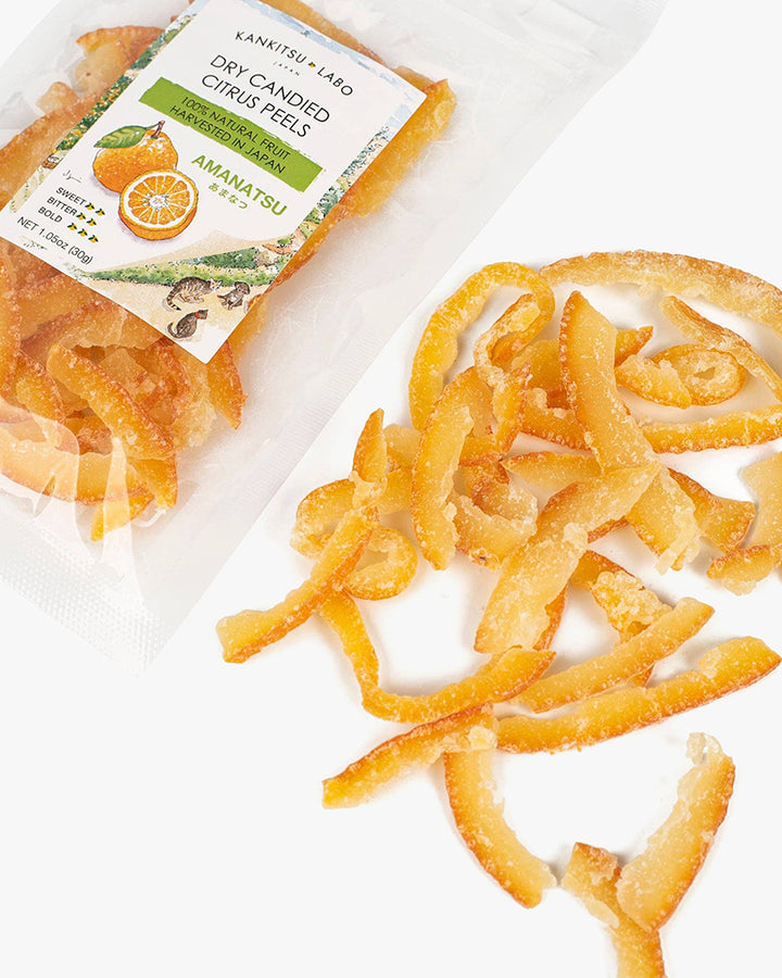 Kankitsu Labo, Dry Candied Japanese Citrus Peel, Amanatsu