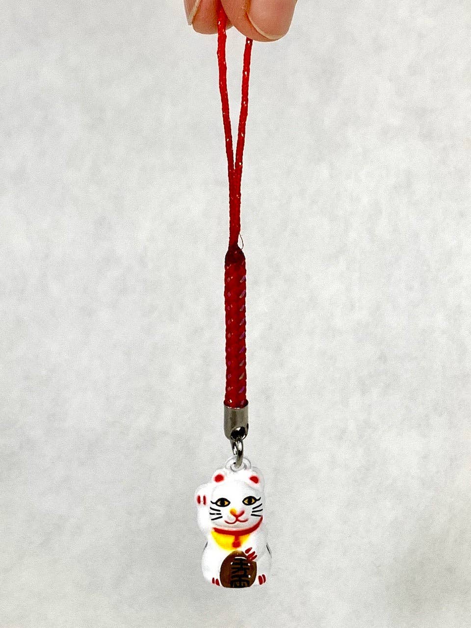 BCMini, Yellow Lucky Cat Bell-10, 70607