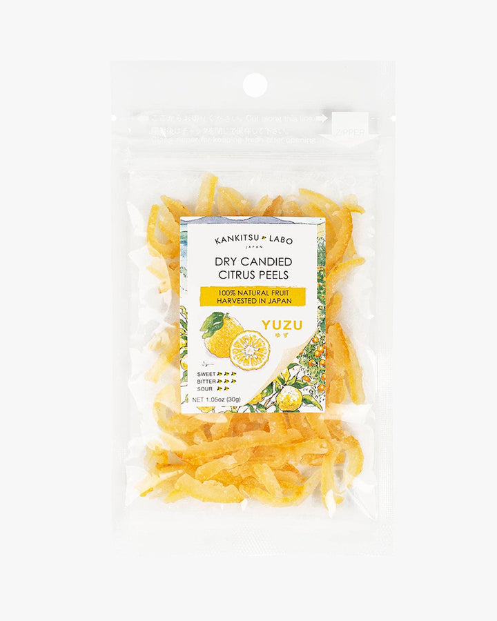 Kankitsu Labo, Dry Candied Japanese Citrus Peel, Yuzu