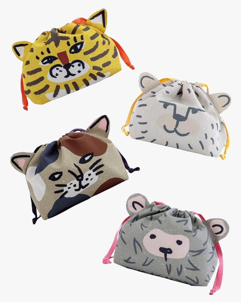Lunch Bag/Kinchaku, Bisque, Momonga Series