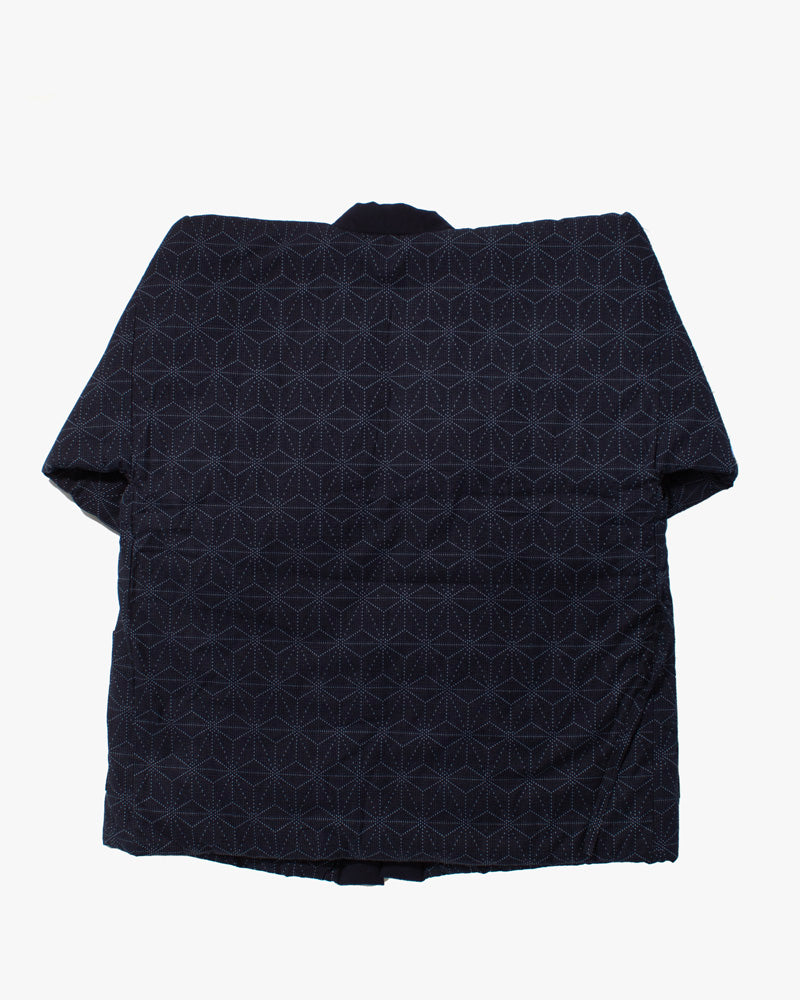 Tok, Hanten, Navy with Asanoha Sashiko Style