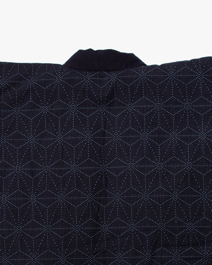 Tok, Hanten, Navy with Asanoha Sashiko Style