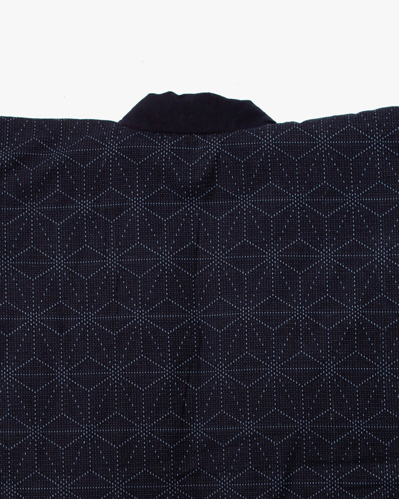 Tok, Hanten, Navy with Asanoha Sashiko Style