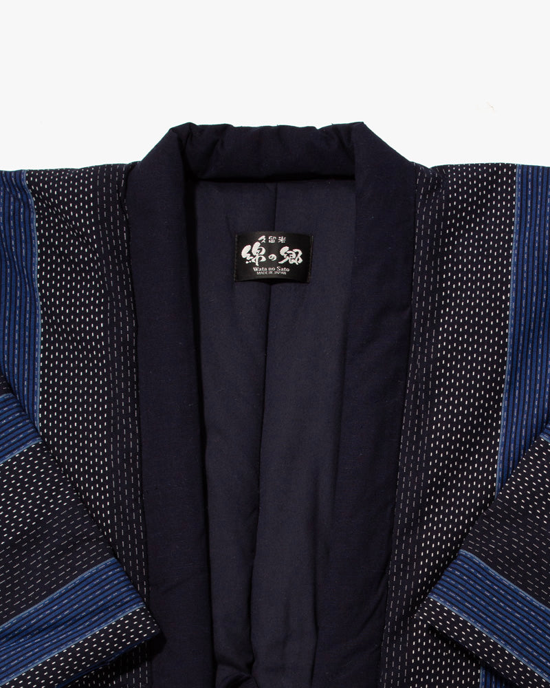 Tok, Hanten, Indigo and Navy Shima, Sashiko Style