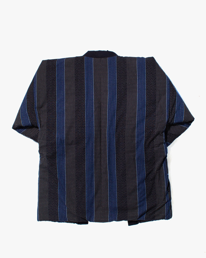 Tok, Hanten, Indigo and Navy Shima, Sashiko Style