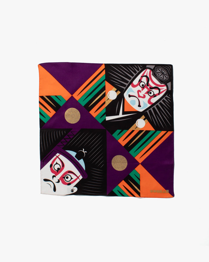 Modern Furoshiki, Musubi, Cochae, Kabuki, 19 x 19