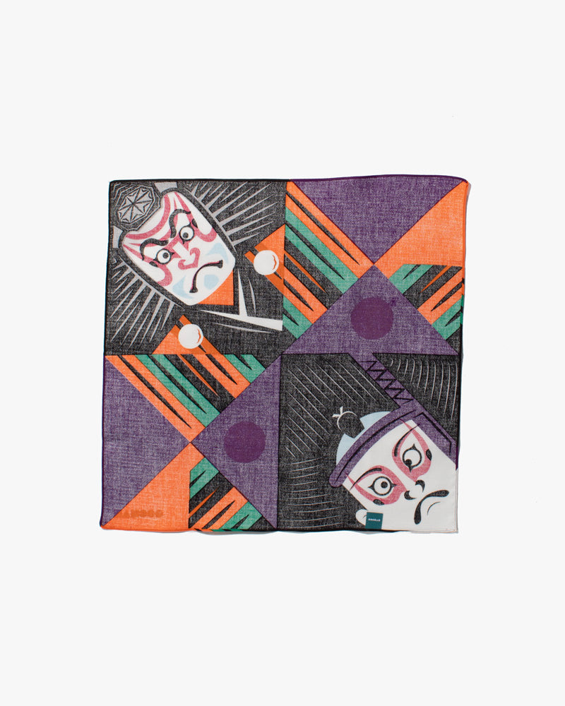 Modern Furoshiki, Musubi, Cochae, Kabuki, 19 x 19