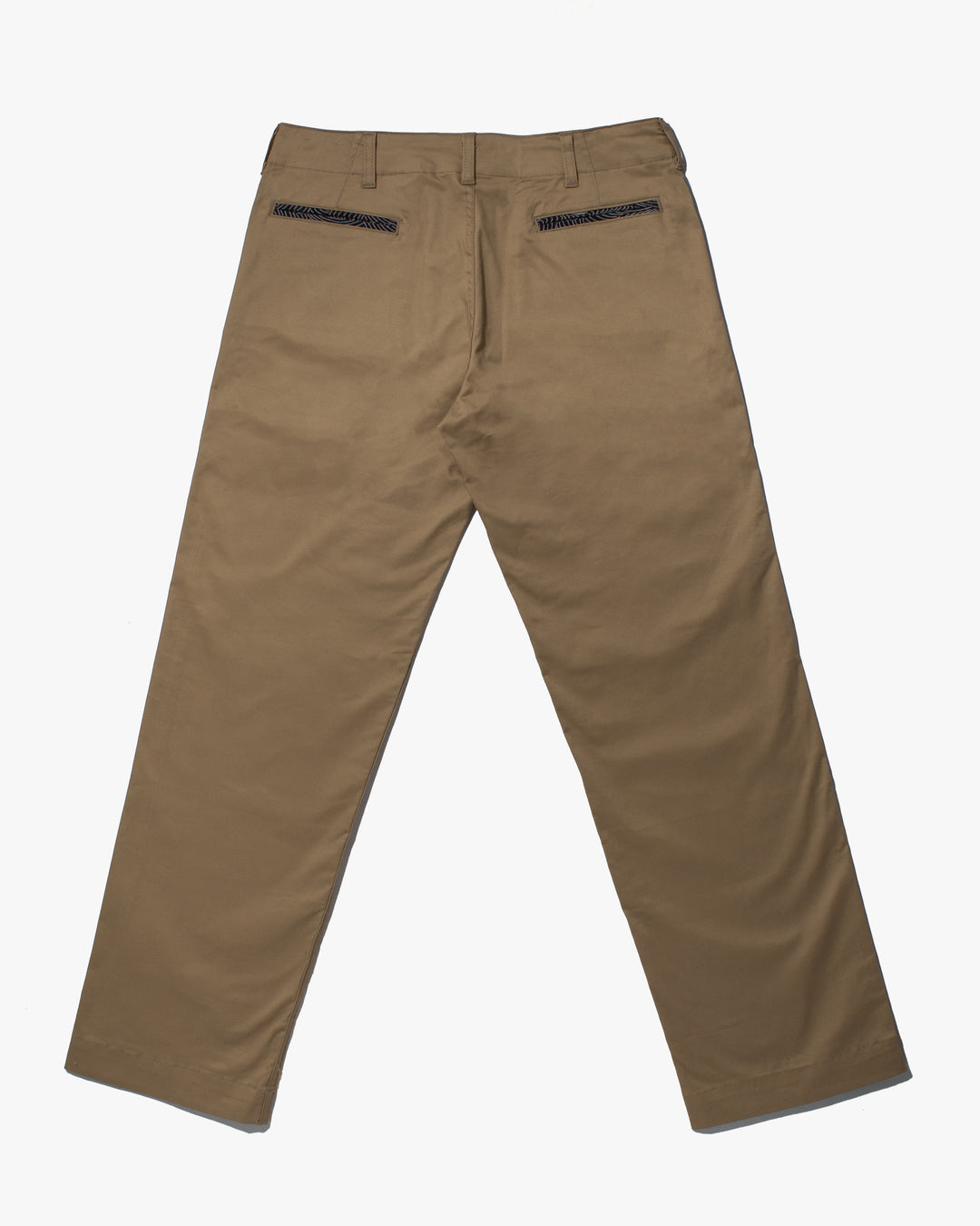 Kiriko Original Officer Trousers, 7.5 oz. Stretch Twill Chino - Khaki