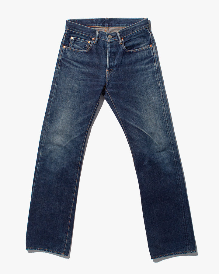 Japanese Repro Selvedge Denim Jeans, Blue Blue Brand - 30" x 32"