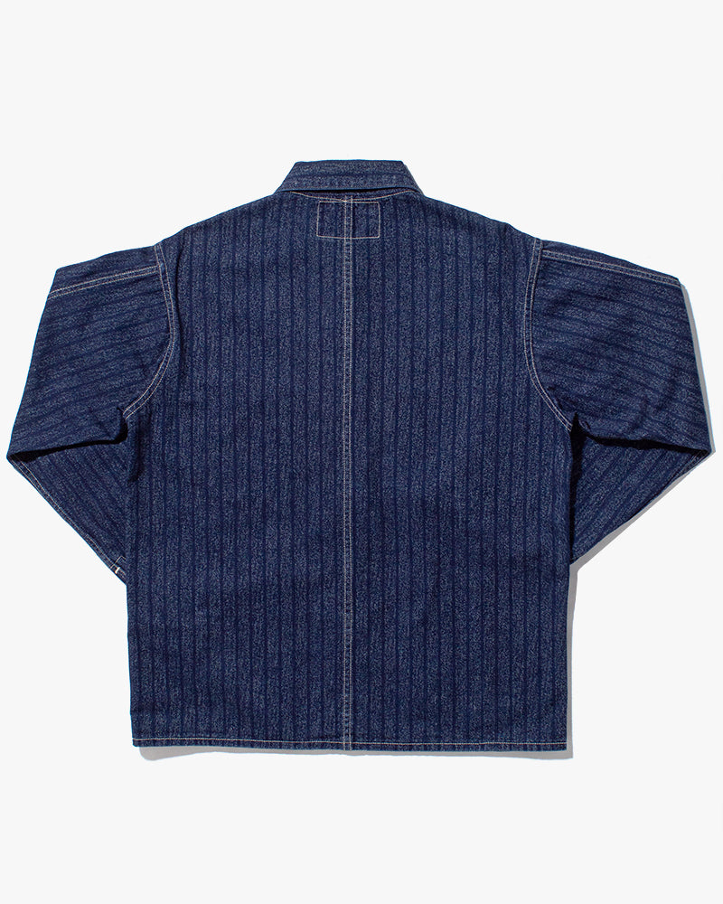 Japanese Repro Denim Coverall Chore Coat, Heller's Cafe Brand