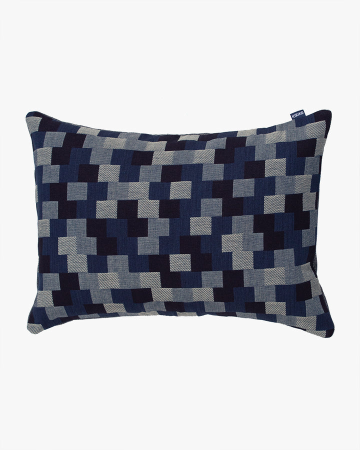 Kiriko Original Pillow, Denim Patchwork