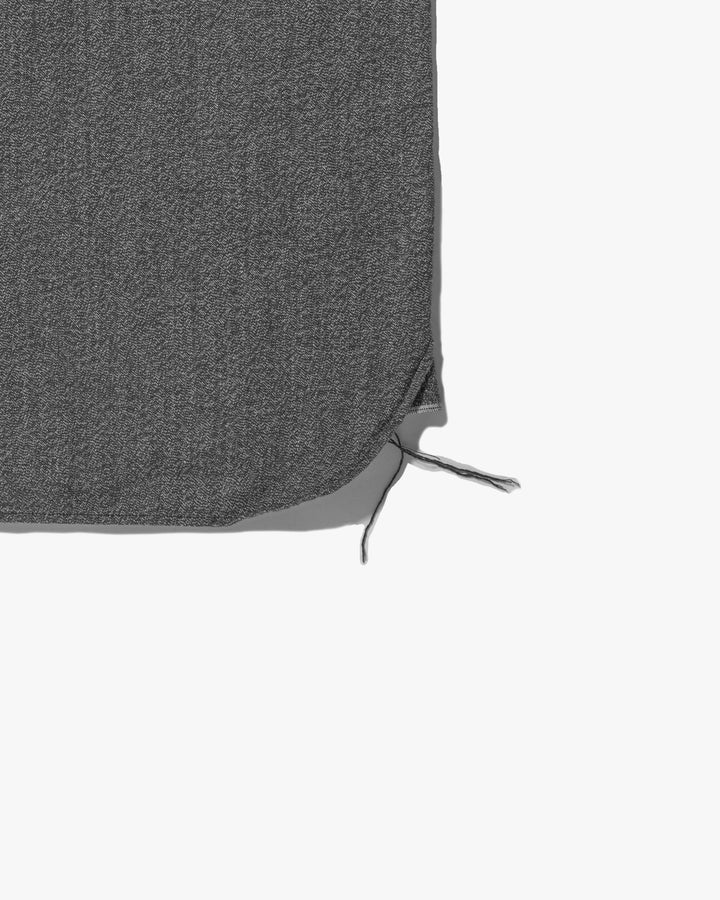 Japanese Selvedge Cotton Repro Work Shirt, Stevenson Overall Co. Brand, Long Sleeve Gray Texture - S