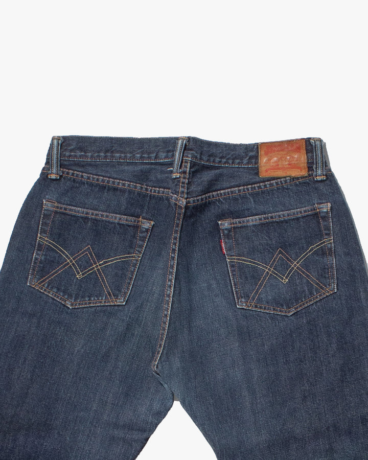 Japanese Repro Selvedge Denim Jeans, Jett Brand - 34" x 33.5"