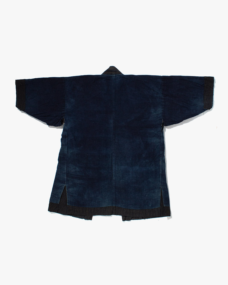 Vintage 90s cheapest Fuji Daruma Kimono Noragi Indigo Cotton Japanese Brand Fashion