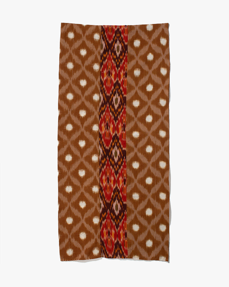 Kiriko Original Scarf, Triple Split, Indian Kasuri, 