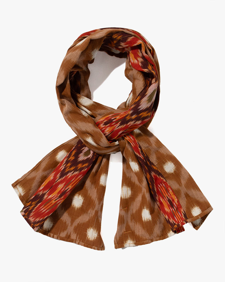 Kiriko Original Scarf, Triple Split, Indian Kasuri, 