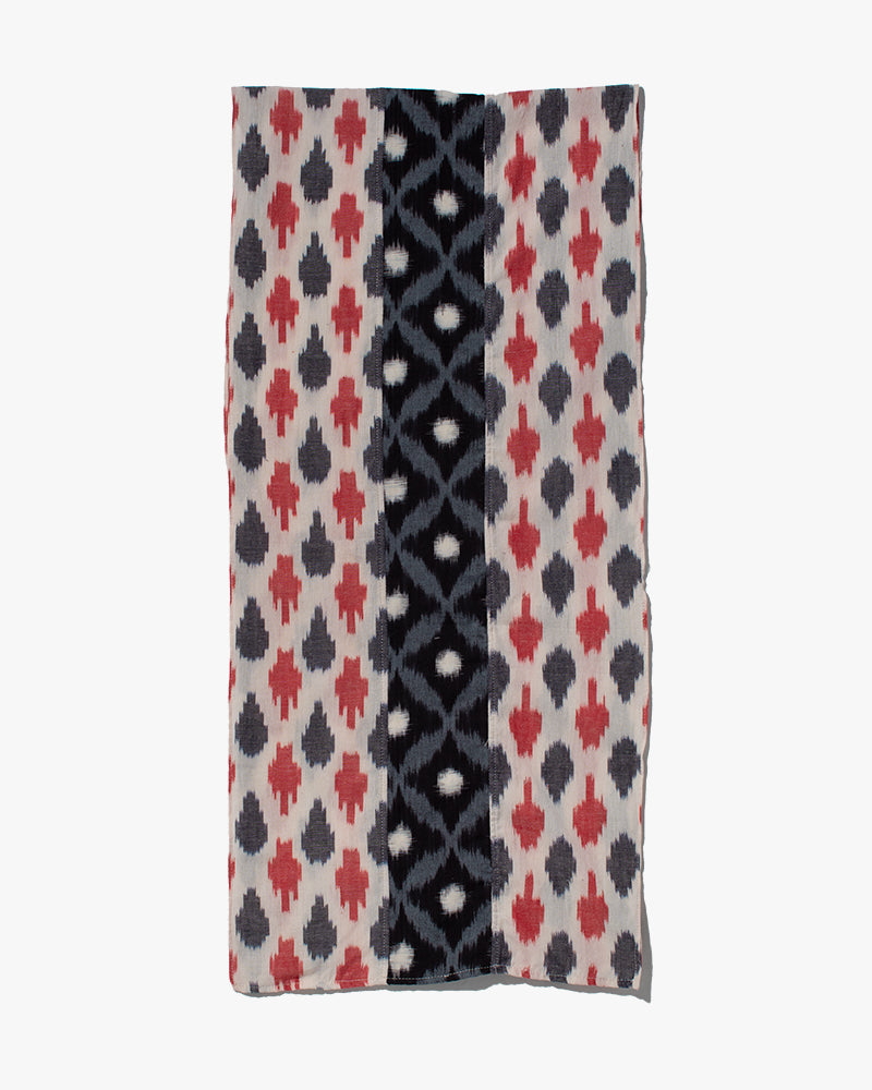 Kiriko Original Scarf, Triple Split, Indian Kasuri, 