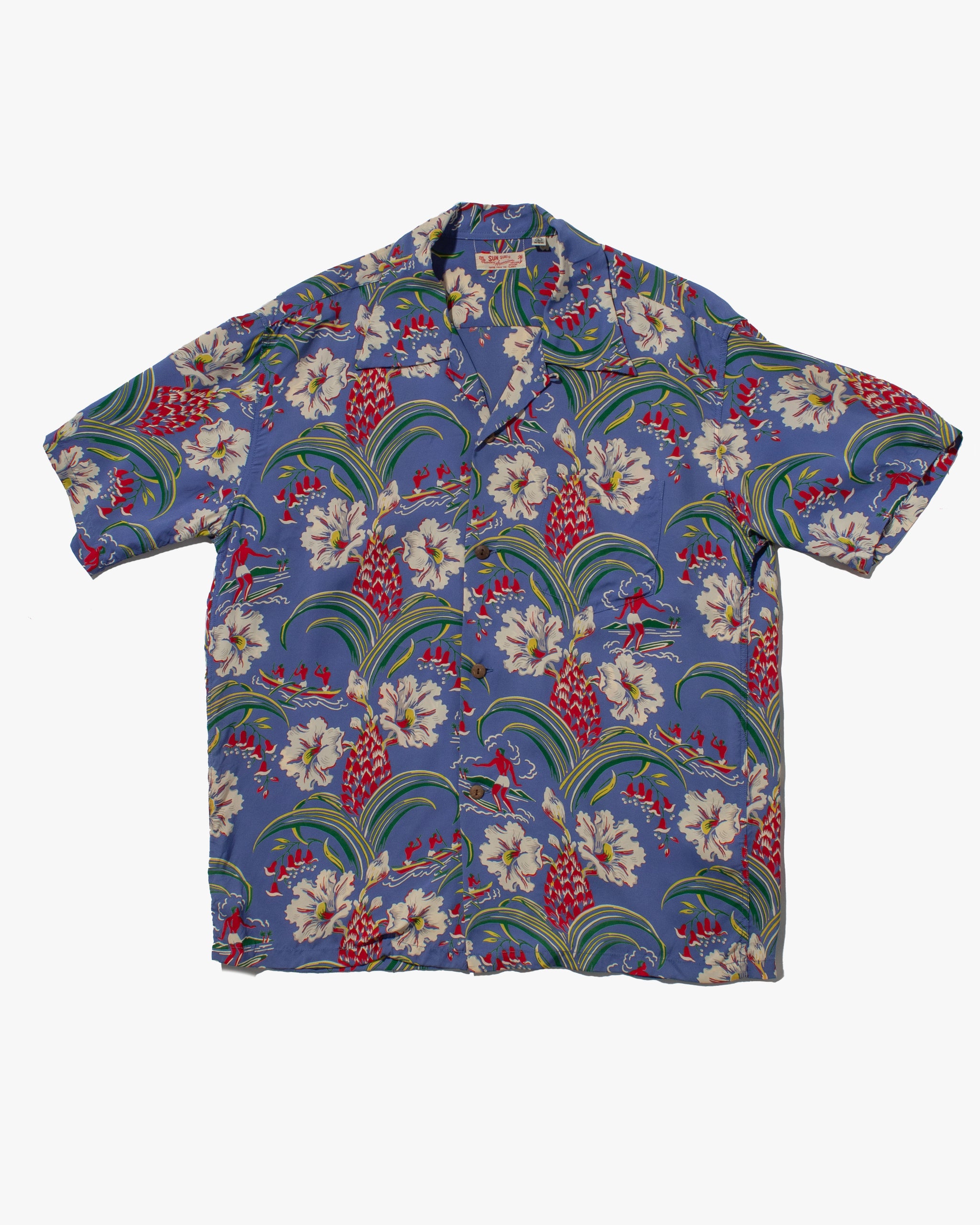 Japanese Repro, Short Sleeve Aloha Shirt, Sun Surf Brand Japanese Repro, Short Sleeve Aloha Shirt, Sun Surf Brand