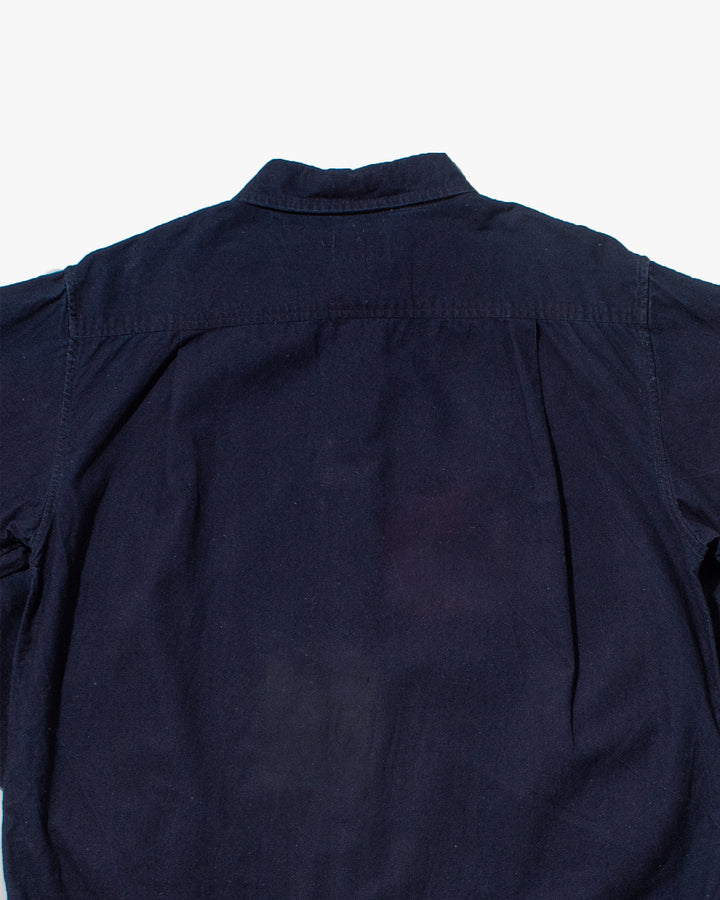 Japanese Repro, Indigo Button up Shirt, Gaijin Made Brand, Indigo with Dragon