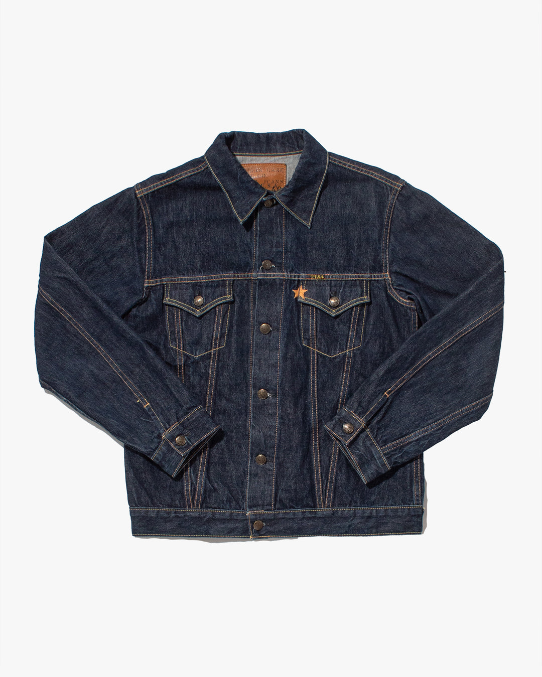 Japanese Repro, Type III Denim Jacket, Sugar Cane Brand, Denim with Embroidered Star