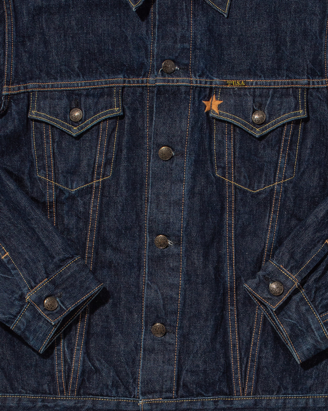 Japanese Repro, Type III Denim Jacket, Sugar Cane Brand, Denim with Embroidered Star