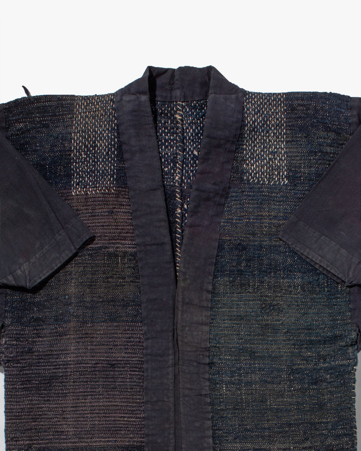 Vintage Noragi Jacket, Indigo Sakiori
