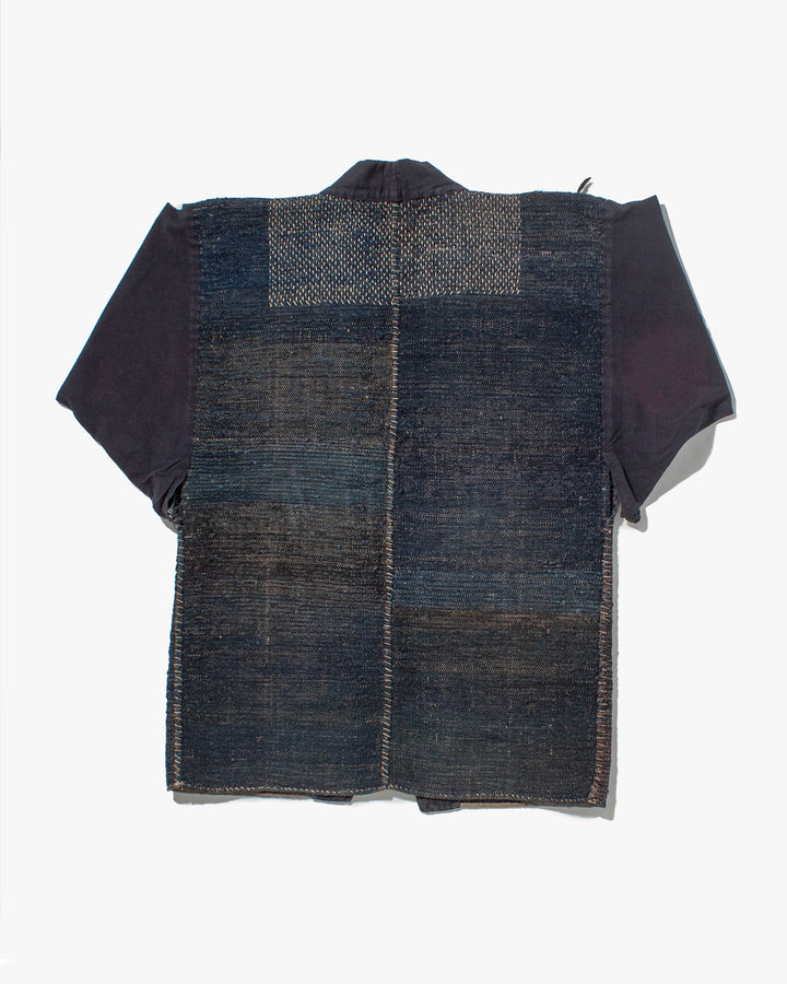 Vintage Noragi Jacket, Indigo Sakiori