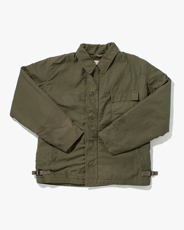 US Vintage CPO Deck Jacket, Vanderbilt Shirt Co. Brand, Sage Green - Large