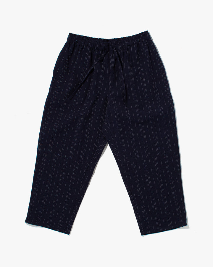 Kiriko x TOK, Cropped Drawstring Pants, Indigo Shijira Shima