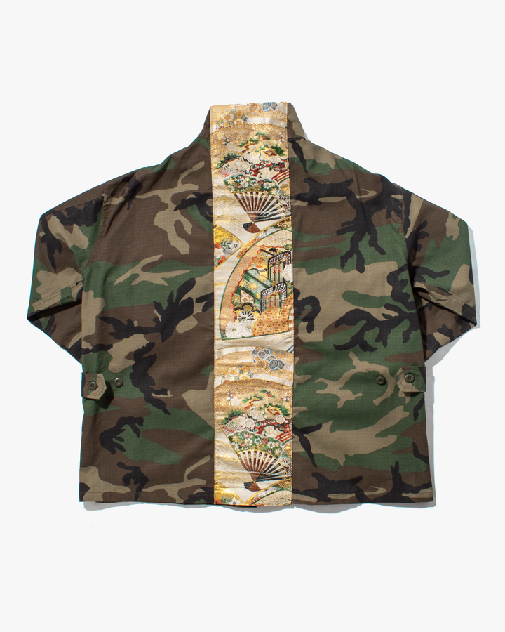 Kiriko Custom Military Jacket, Camo Patched, Yellow Pocket and Nami