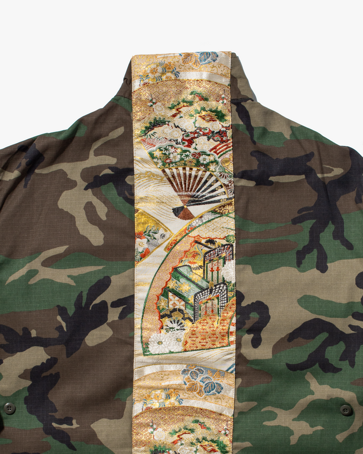 Kiriko Custom Military Jacket, Camo Patched, Yellow Pocket and Nami